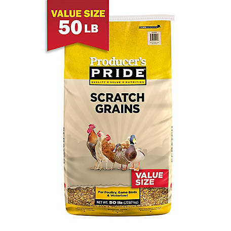 Producer's Pride Scratch Grains Poultry Feed, 50 lb. Bag