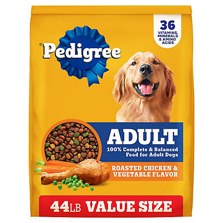 Pedigree Complete Nutrition Adult Roasted Chicken and Vegetable Recipe Dry Dog Food