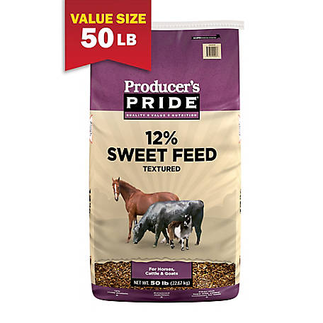 Producer's Pride 12% Sweet Textured Livestock Feed, 50 lb. Bag