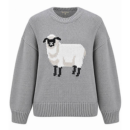 Blue Mountain Women's Animal Knit Sweater