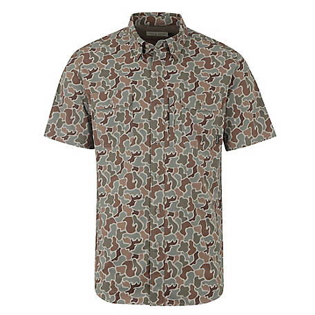 Field & Stream Men's Patterned Short-Sleeve Button-Down Outdoorsman Shirt